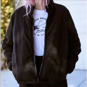 brandy melville black macy jacket